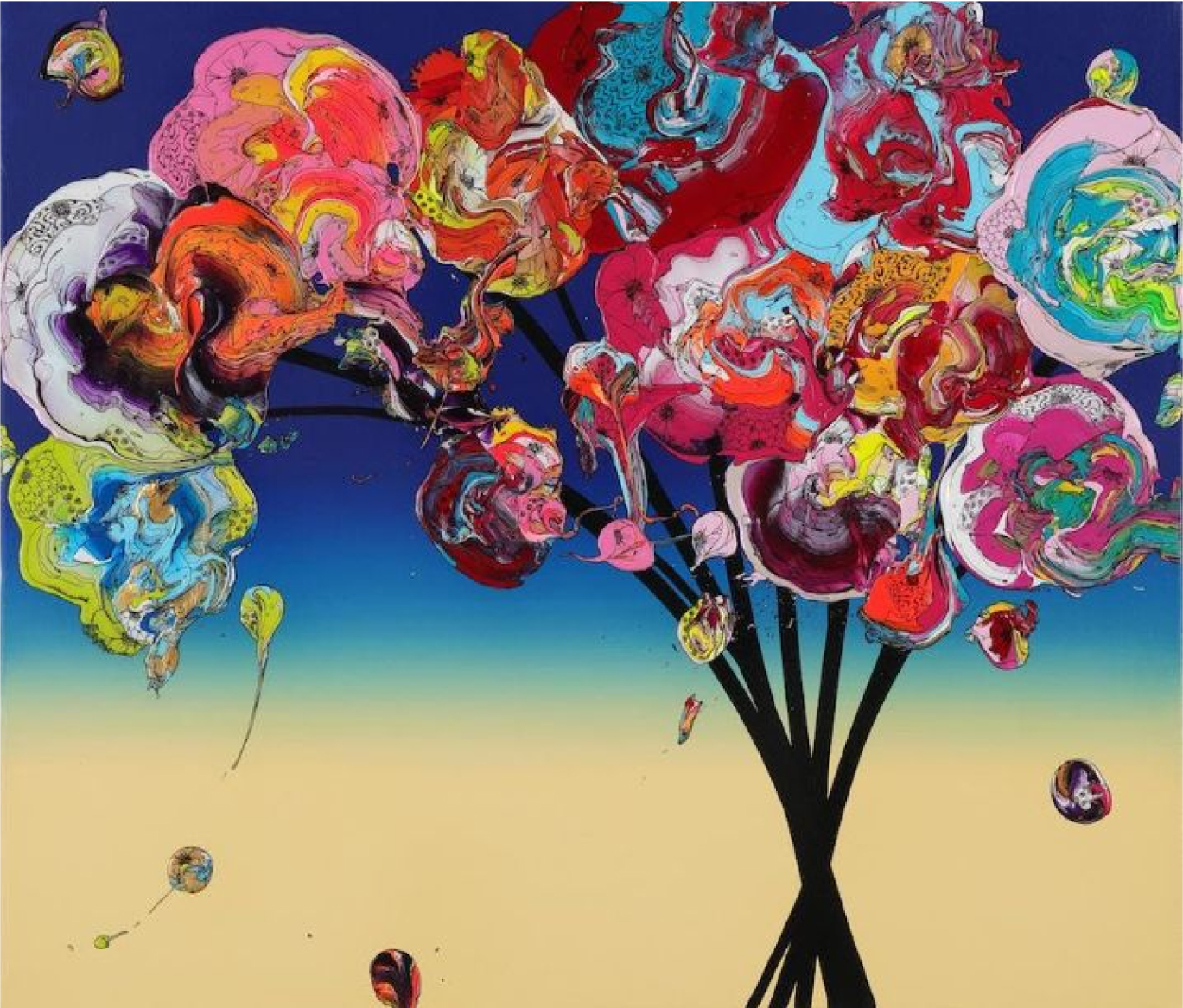 Abstract Flowers No.4